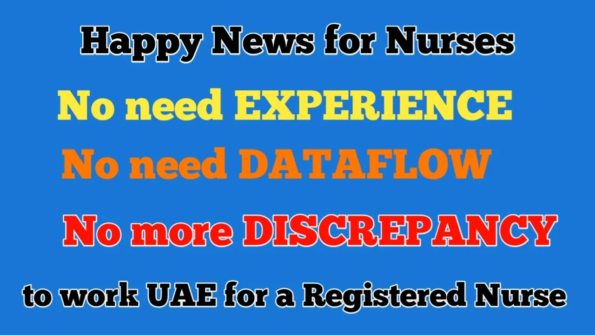 No need experience to work as a NURSE in UAE|Latest UAE updates for Nurses|