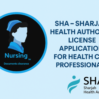 Sharjah Health Authority(SHA) License Application Process for Healthcare Professionals