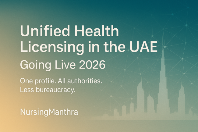 Upgrading Your Registered Nurse License to a School Nurse License in Abu Dhabi, UAE