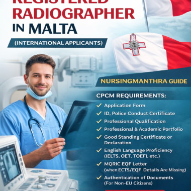 How to Become a Registered Radiographer in Malta (International Applicants) – CPCM Requirements-Latest-2026