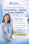 DOH Abu Dhabi | SEHA Hiring Social Worker – Mental Health