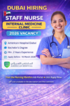 American Hospital Dubai is hiring Staff Nurse