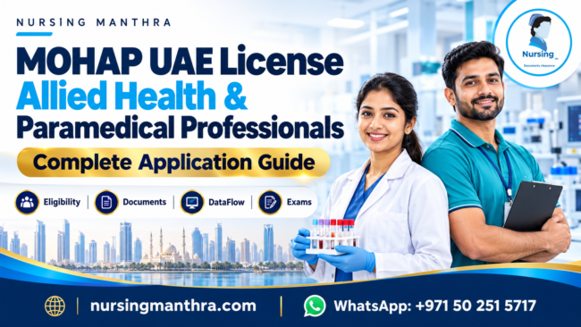 UAE Fresh Graduate Nurse License: Apply Without Experience Through DHA, MOHAP, SHA and DOH: